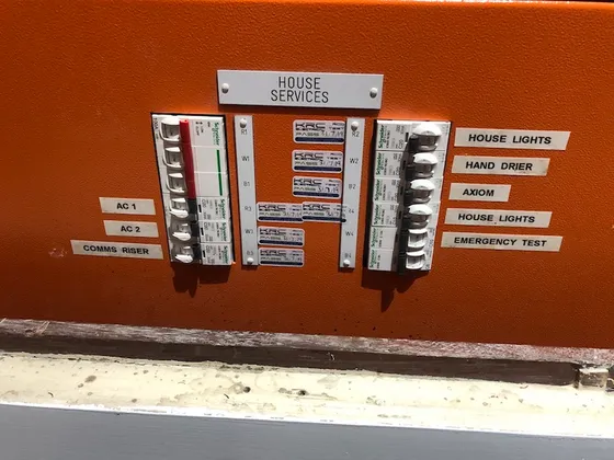 RCD testing on a switchboard in Perth