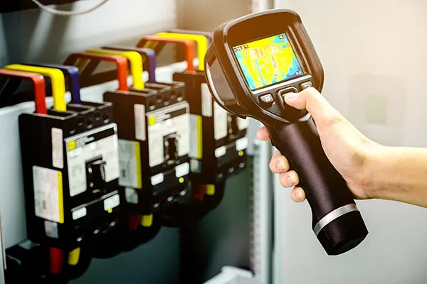 Thermal imaging scan of electrical equipment in Perth